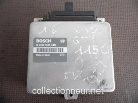 CALCULATEUR MOTEUR 0280000340 PEUGEOT 205 1,6 GTI 115 CV