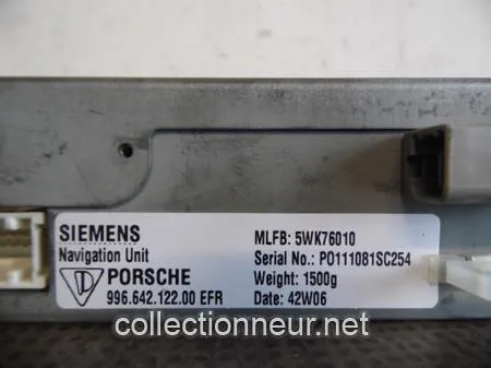 LECTEUR DVD NAVIGATION 99664212200EFR PORSCHE 996 & 986