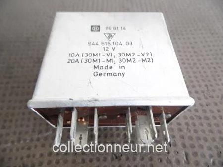 RELAIS 94461510403 DOUBLE MOTOVENTILATEUR PORSCHE 944