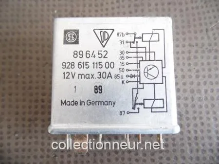 RELAIS DEGIVRAGE 92861511500 PORSCHE 928