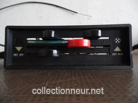 PLATINE COMMANDE CHAUFFAGE 91161311105 PORSCHE 911 1977-1989