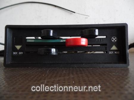 PLATINE COMMANDE CHAUFFAGE 91161311105 PORSCHE 911 1977-1989